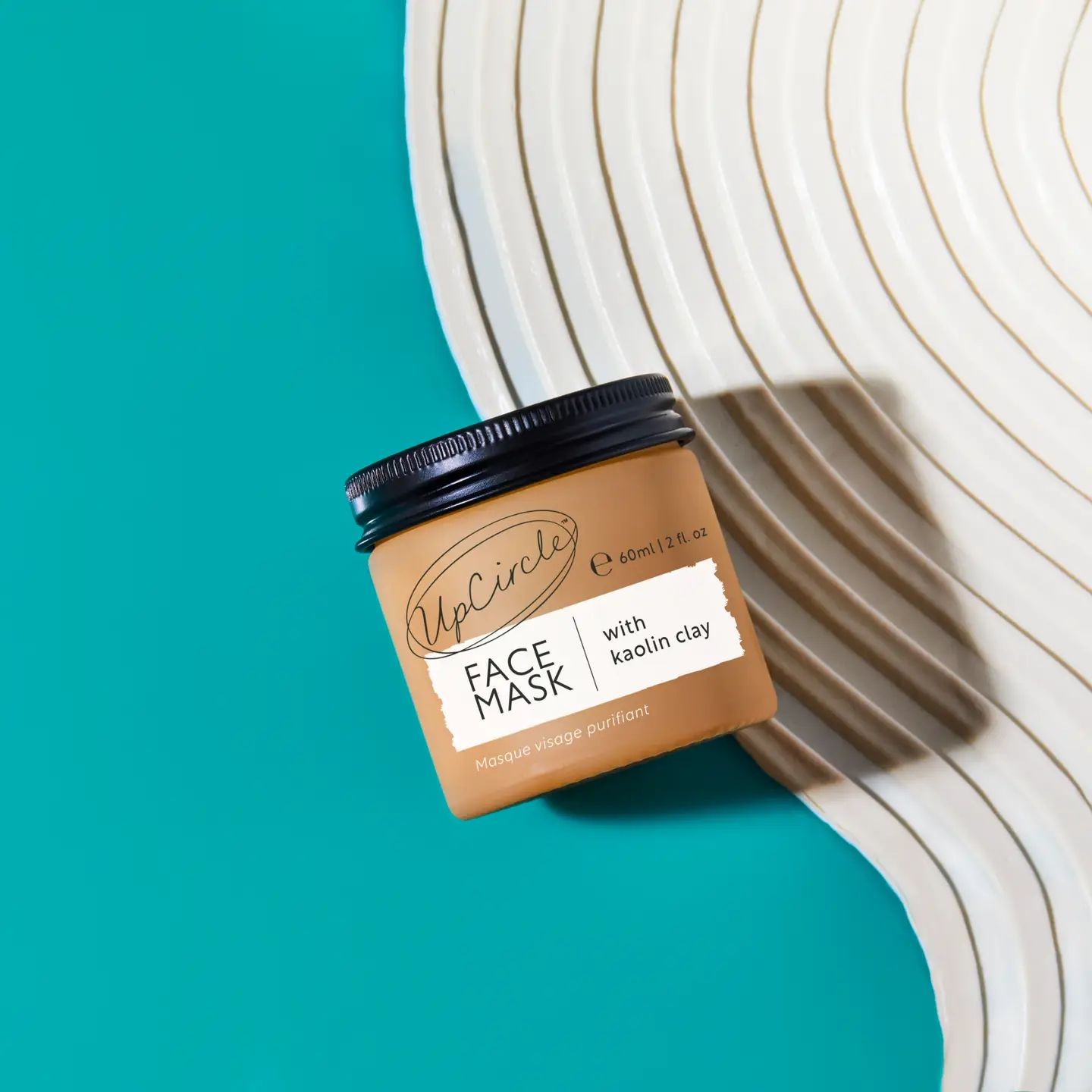 Prirodna maska za lice s kaolinskom glinom - UpCircle - slika 2