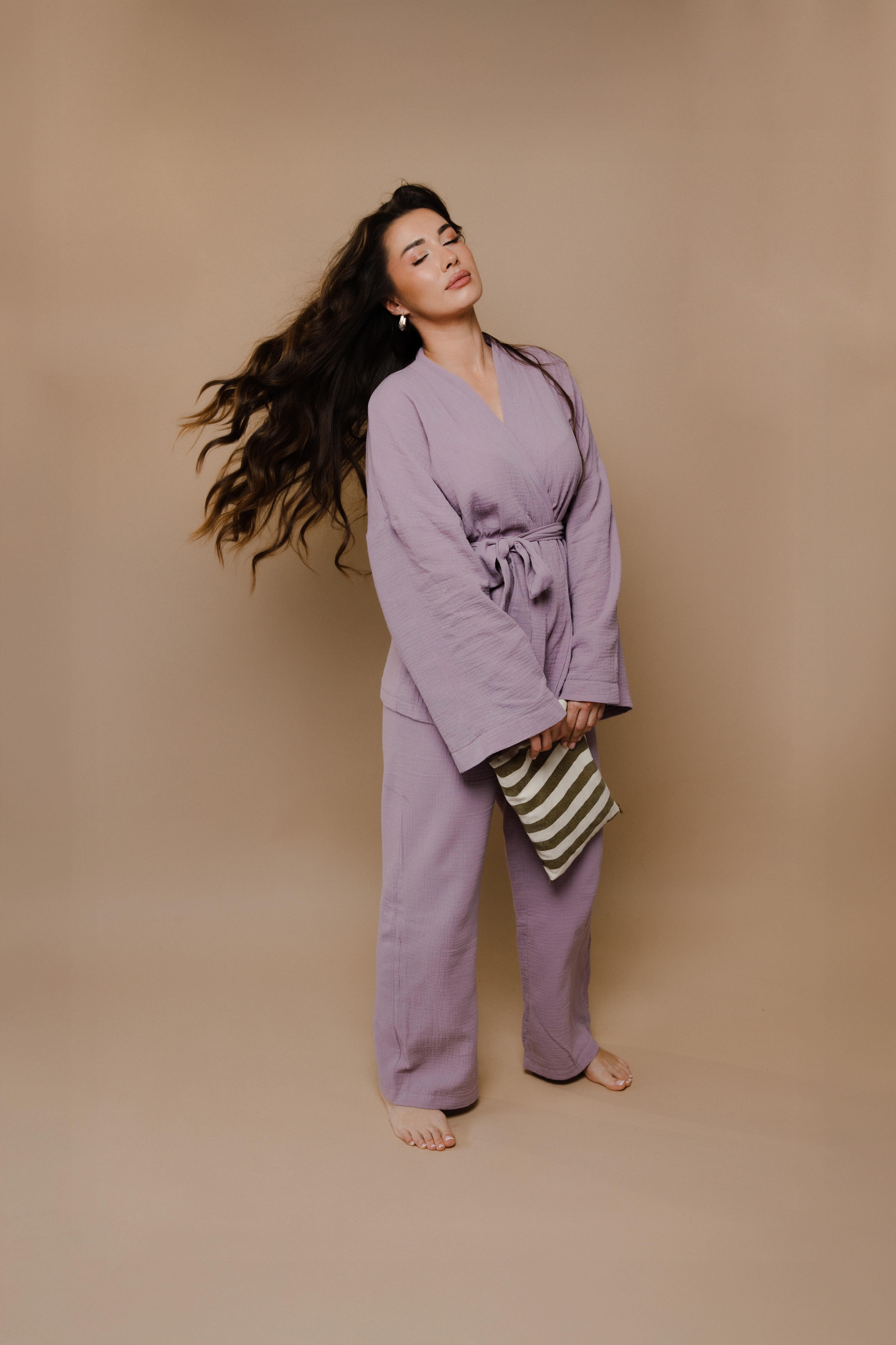 Élan Cotton Kimono Set - slika 2