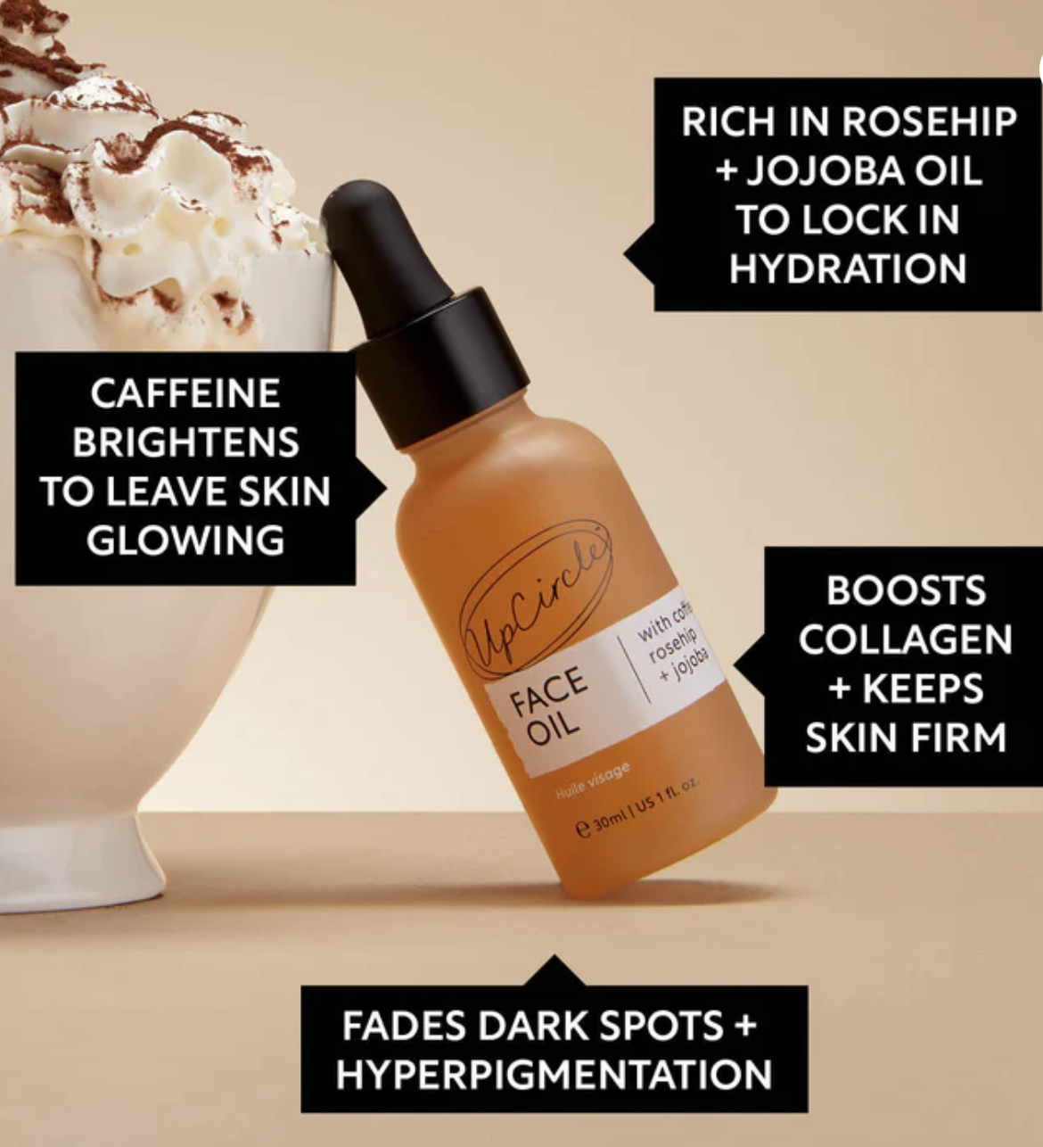 Up Circle - Organsko ulje za lice sa kofeinom - slika 7