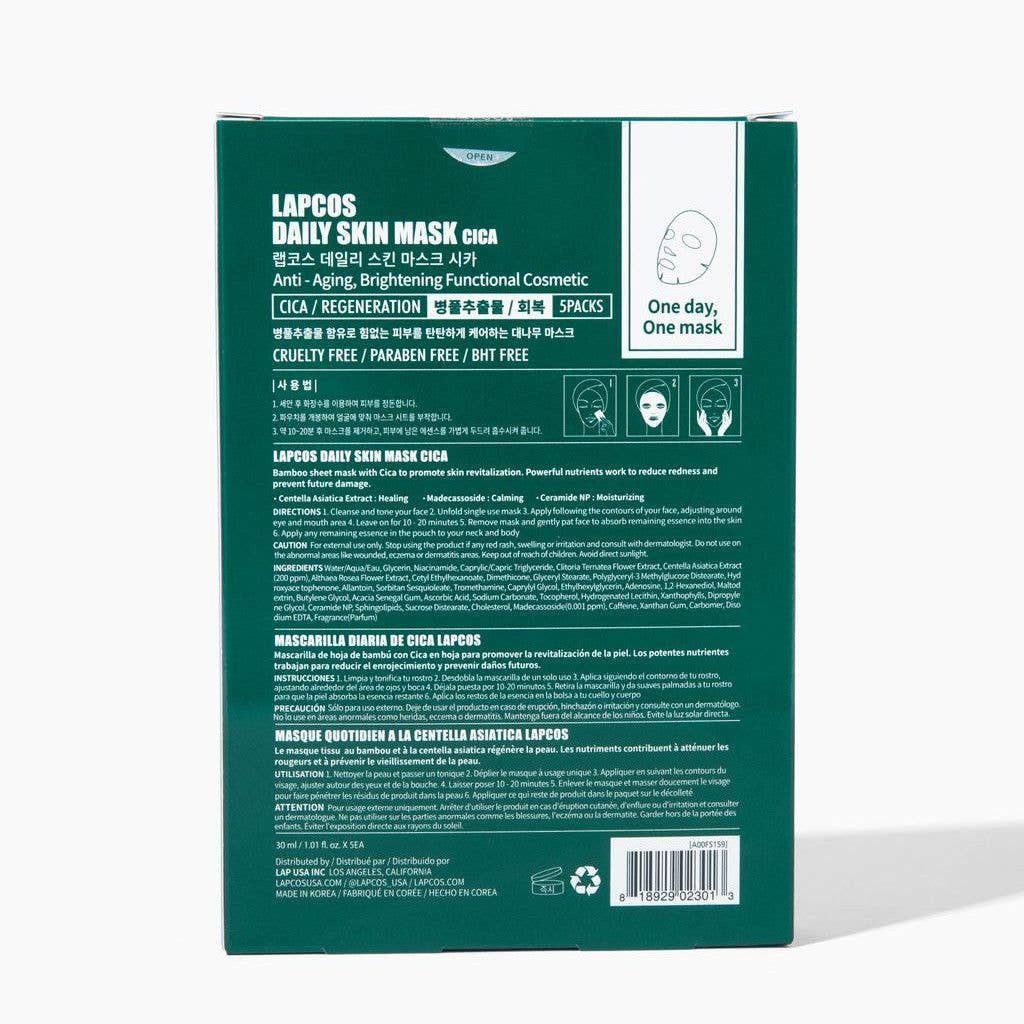 LAPCOS Sheet Mask Cica (smirenje i oporavak) - slika 3