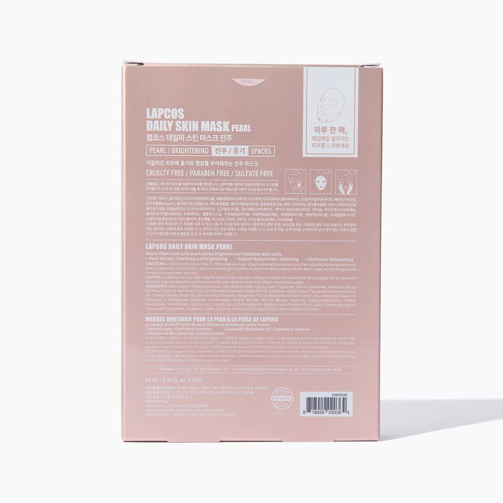 LAPCOS Sheet Mask Pearl ( sjaj ujednačen ton kože) - slika 4